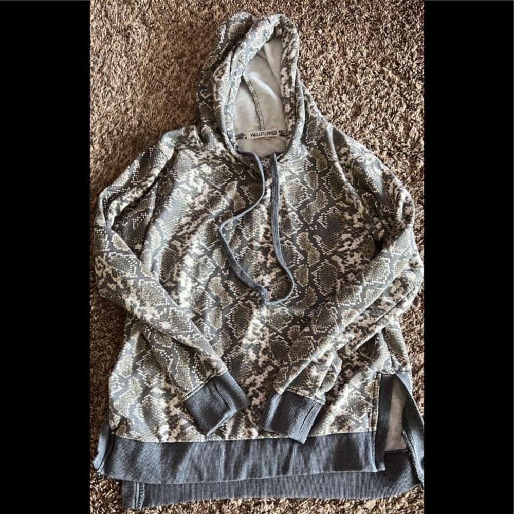 Medium snake print hoodie